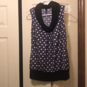 Maurices sleeveless cowl neck top medium